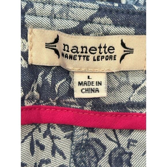 Nanette Lepore Women Floral Jeggings Large - Picture 3 of 6